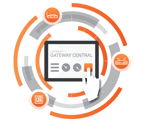 Lantronix Gateway Central, a cloud based device management service to maintain and monitor Lantronix IoT gateways.